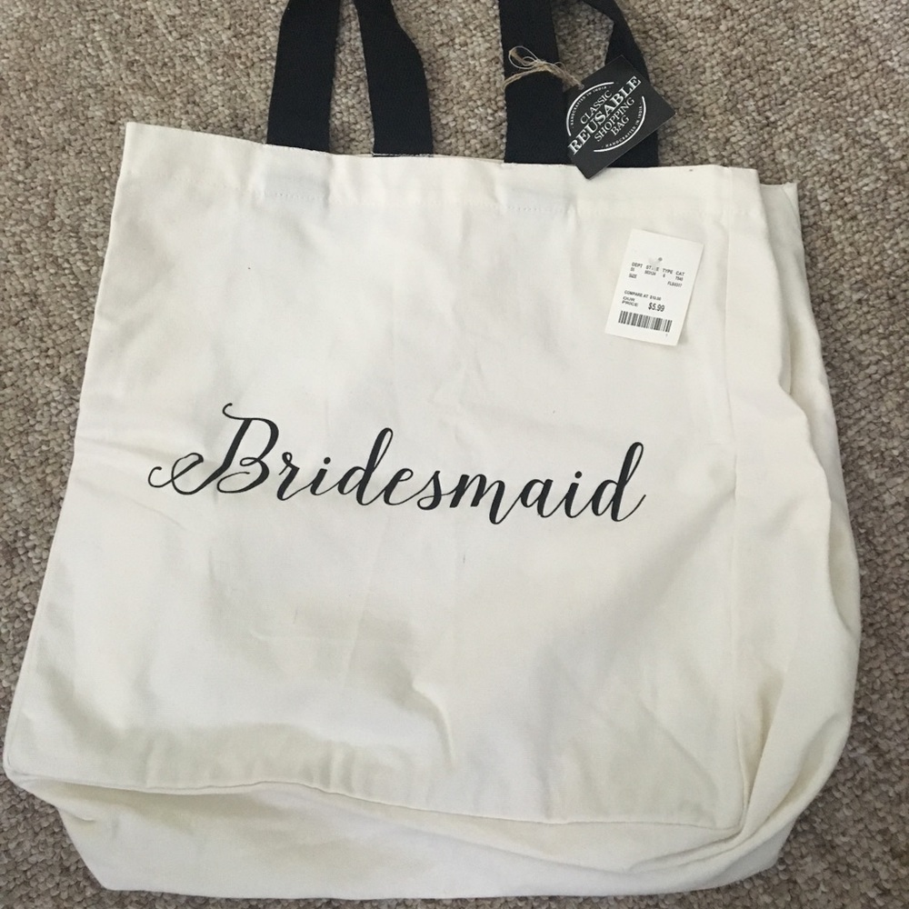 Bridesmaid tote bags